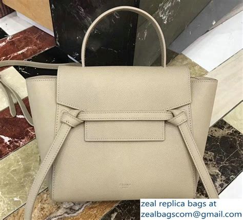 celine nano belt bag beige.